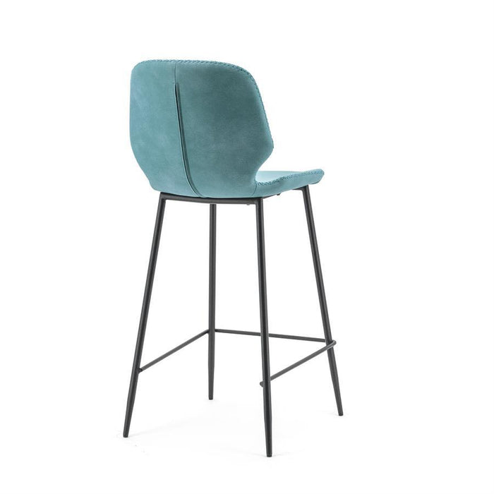 Barstoel Seashell hoog - Blauw