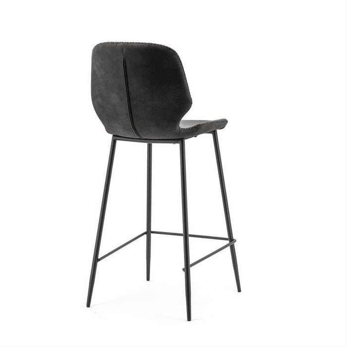 Barstoel Seashell hoog - Zwart