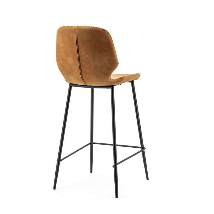 Barstoel Seashell hoog - Cognac