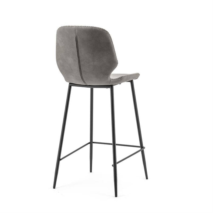 Barstoel Seashell hoog - Grijs