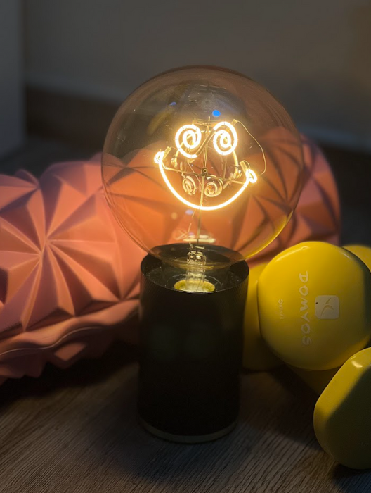 Decolamp "Smiley World - Confused" - Bedraad