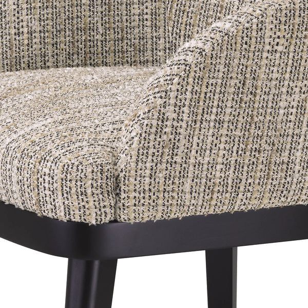 Eetstoel Costa Met Armleuning Beige