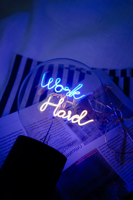 Decolamp "Work Hard" - Bedraad