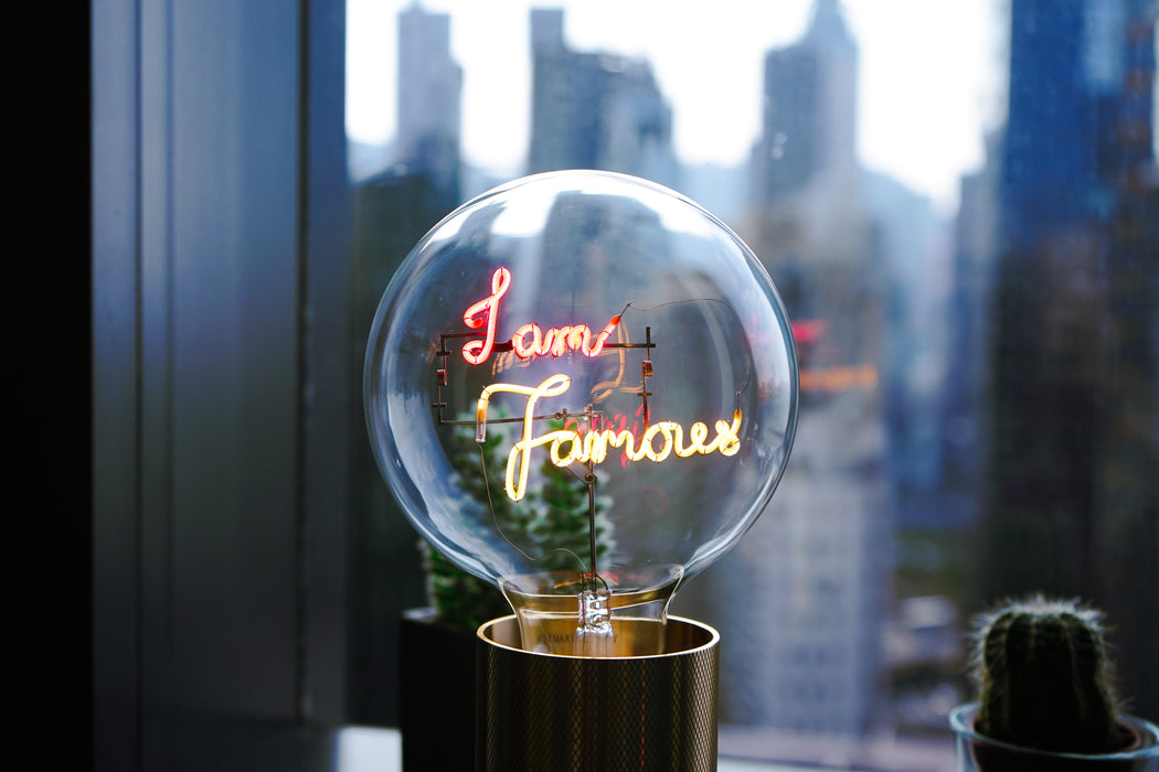 Decolamp "I Am Famous" - Bedraad