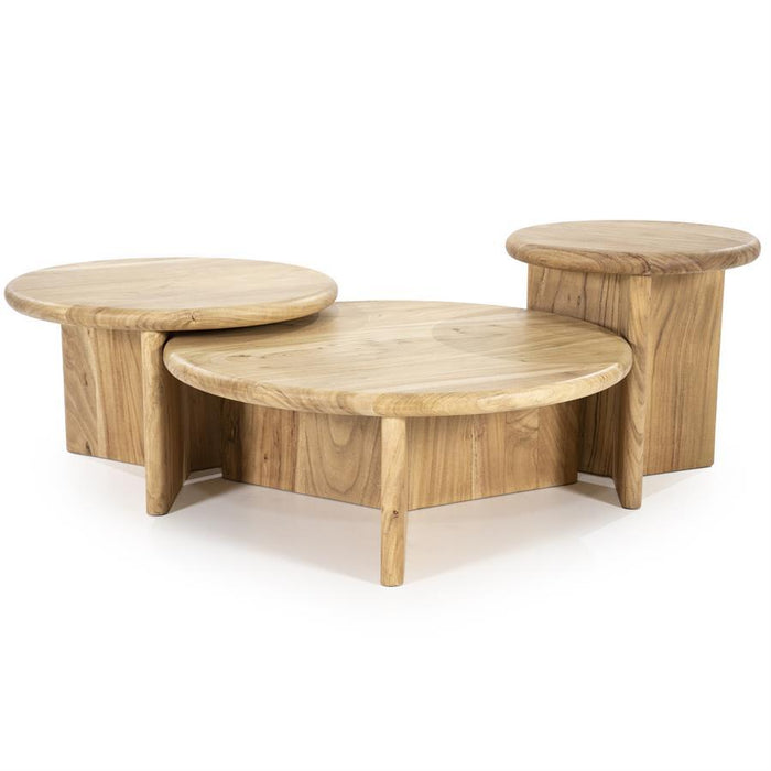 Salontafel Leoti medium - natuurlijk