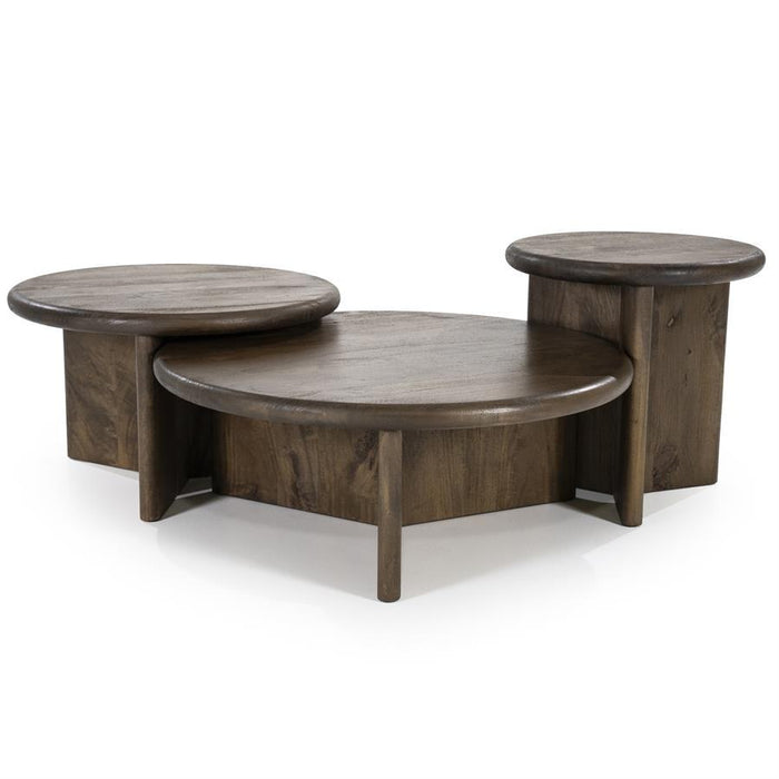 Salontafel Leoti groot - bruin