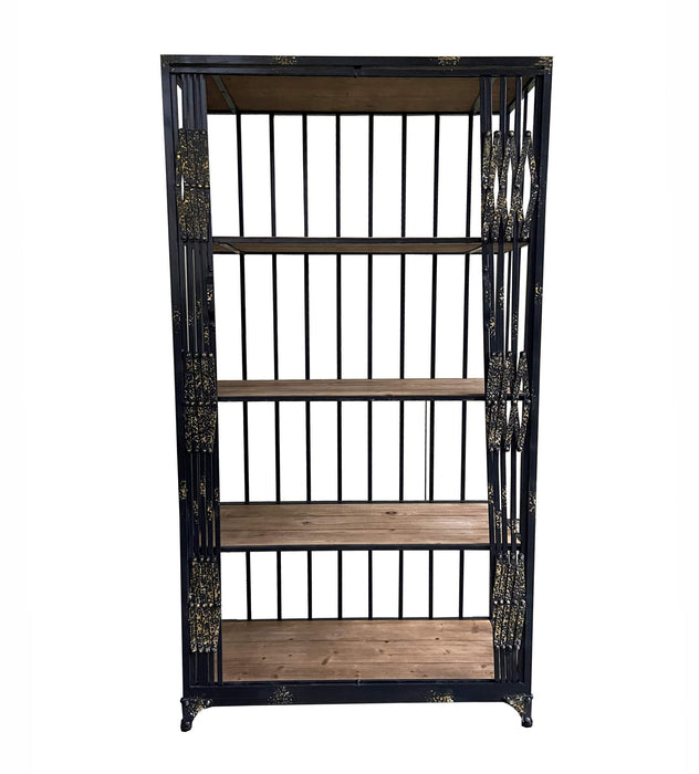 Alivator kast metaal en houten plank