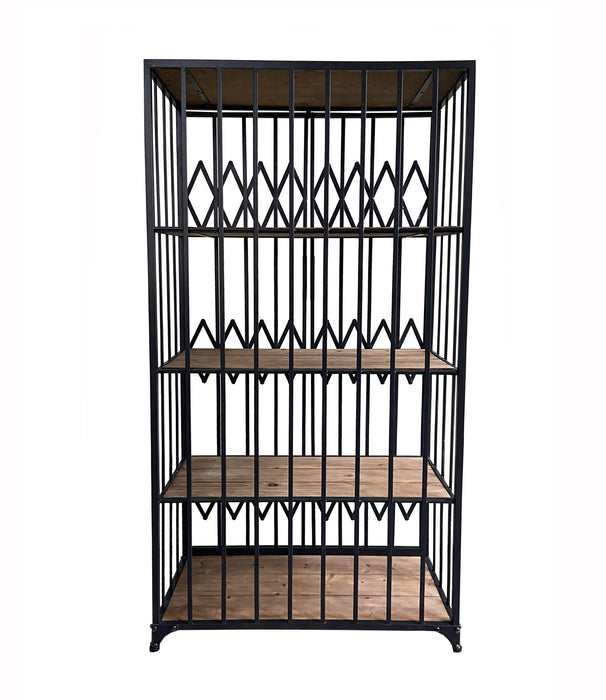 Alivator kast metaal en houten plank