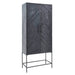 Rens Black Houten kast metalen frame 2 deuren KD