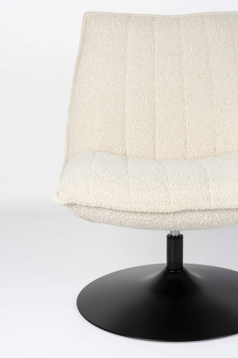 Bernie Fauteuil Gebroken Wit Bouclé