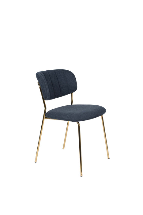 Stoel Jami donkerblauw