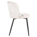 Stoel Sandy cream fusion (set van 2)