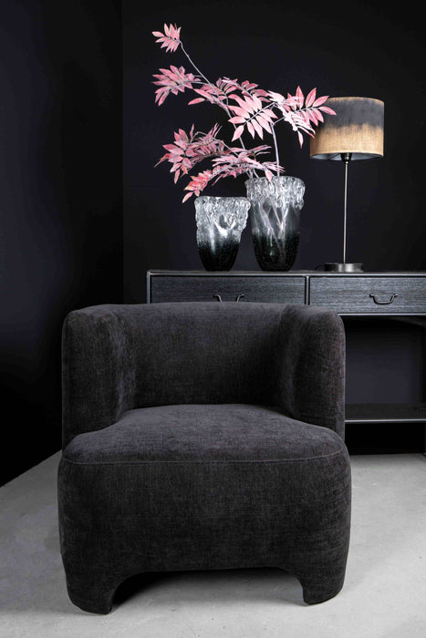 Ray Black houten sidetable metalen frame 2 lades