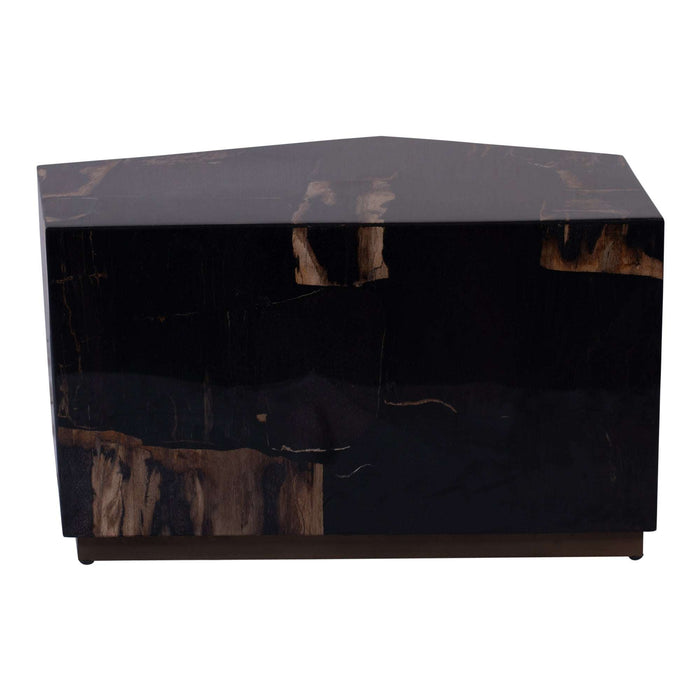 Rayn Versteend hout zwarte salontafel M