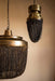 Zelivo Gold ijzeren hanglamp deco kettingen rond S