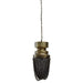 Zelivo Gold ijzeren hanglamp deco kettingen rond S
