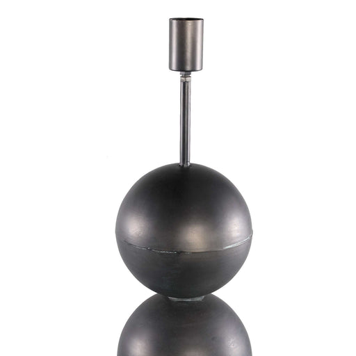 Lonza zwart metalen vloerlamp opgestapelde bollen rond