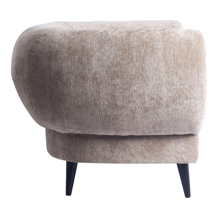 Elefan Cream fauteuil ronde armleuning