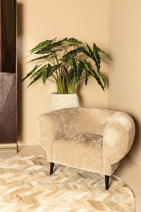 Elefan Cream fauteuil ronde armleuning