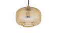 Juliet Amber glazen hanglamp breed