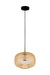 Juliet Amber glazen hanglamp breed