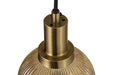 Juliet Amber glazen hanglamp 8 stuks swirl