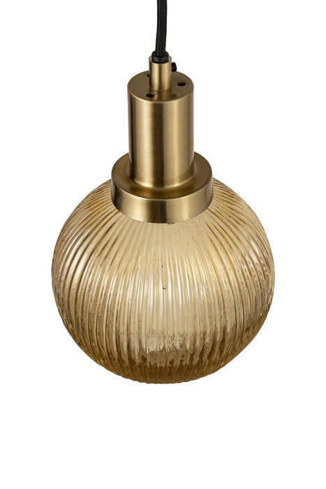 Juliet Amber glazen hanglamp 8 stuks swirl
