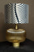 Juliet Amber glazen lampvoet breed