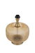 Juliet Amber glazen lampvoet breed