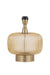 Juliet Amber glazen lampvoet breed