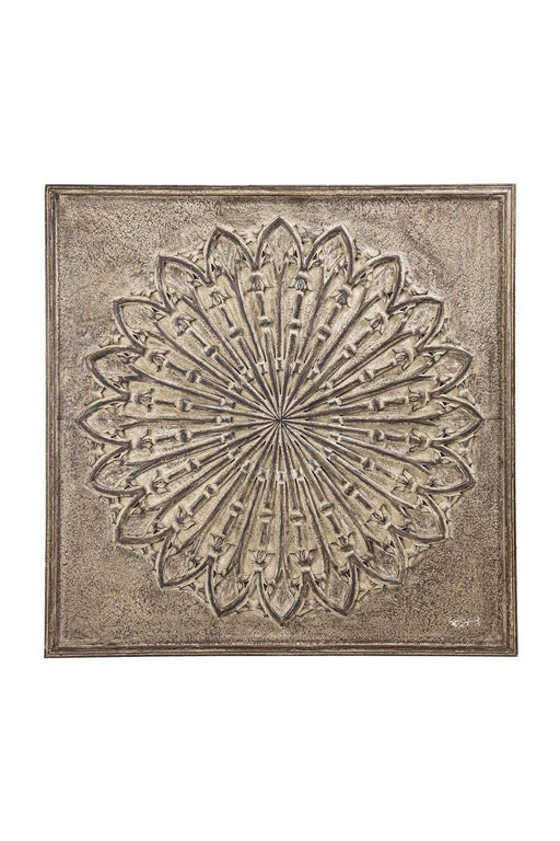 Casa Bruin MDF gesneden wandpaneel antiek look M