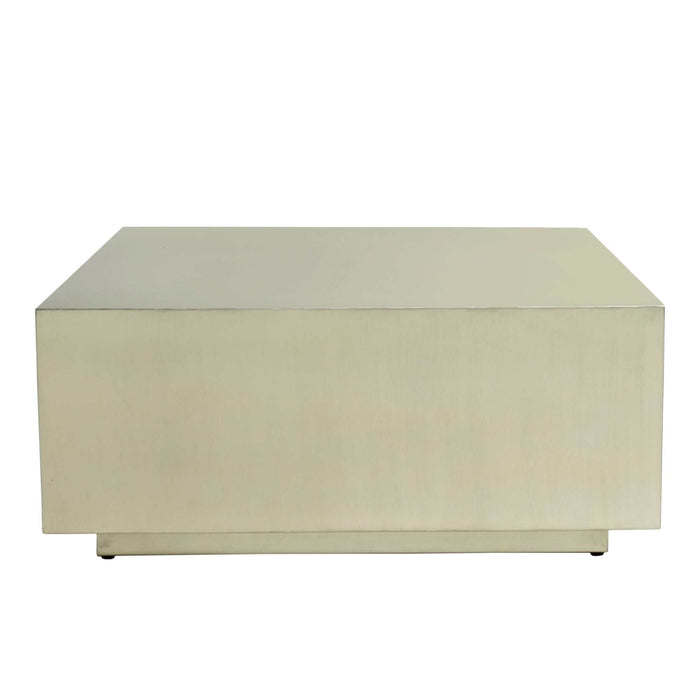 Irvy Gold ijzeren salontafel vierkant mat - Set van 2