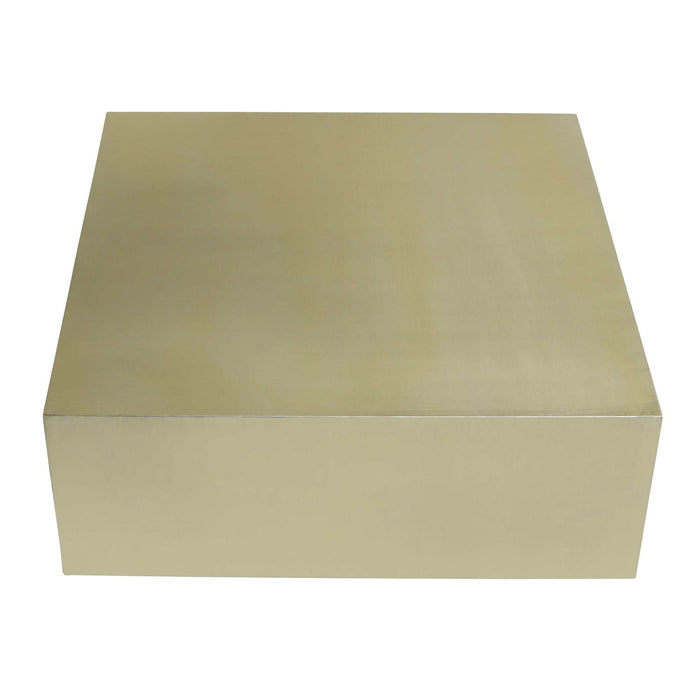 Irvy Gold ijzeren salontafel vierkant mat - Set van 2