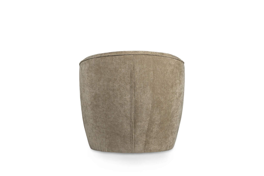 Grasa Cream fiore stoffen fauteuil
