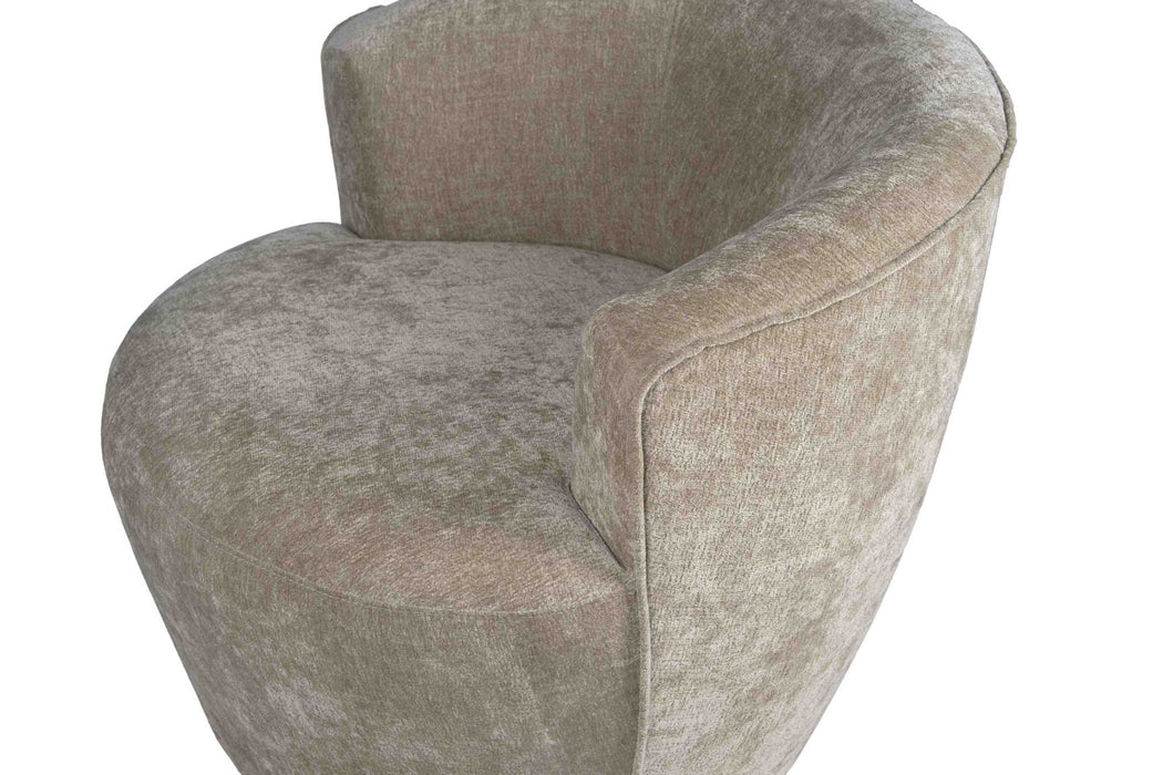Grasa Cream fiore stoffen fauteuil