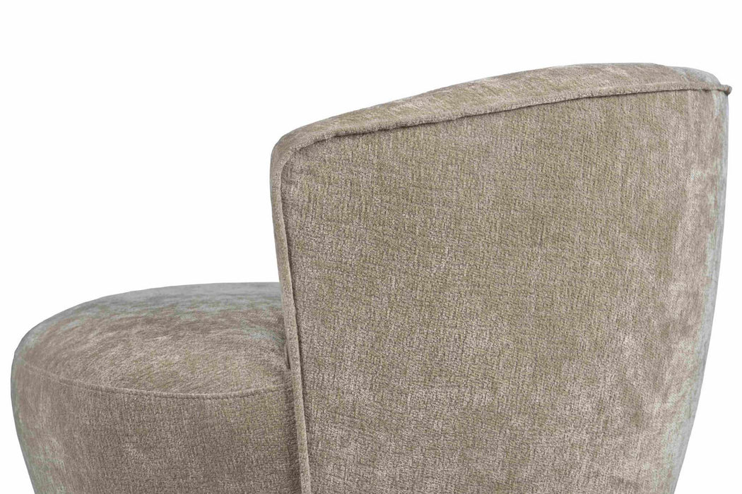 Grasa Cream fiore stoffen fauteuil