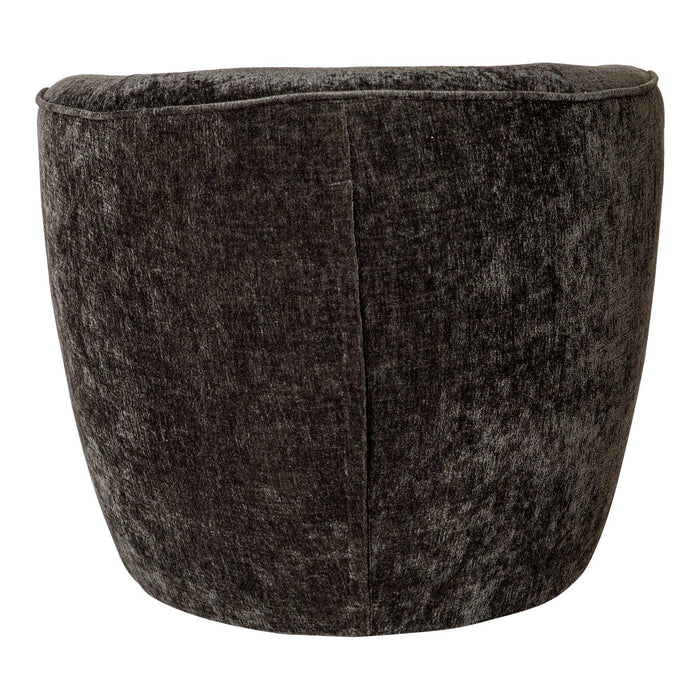 Grasa Antraciet Fiore stoffen fauteuil