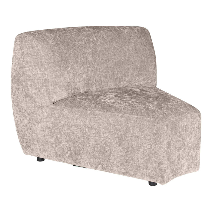 Lujo sofa white 9852 fiore fabric corner piece