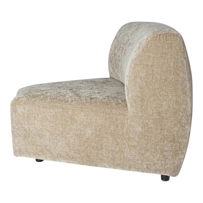 Lujo sofa cream 6051 fiore fabric corner piece