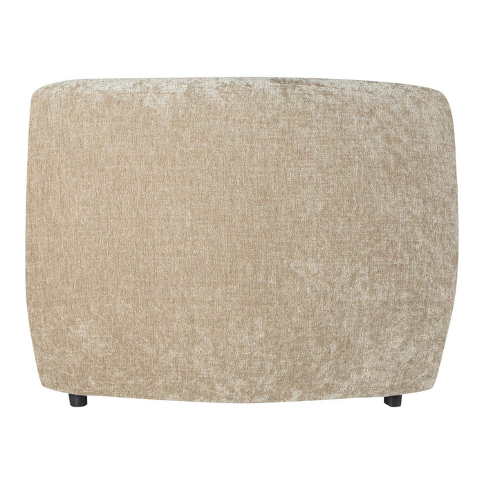Lujo sofa cream 6051 fiore fabric corner piece