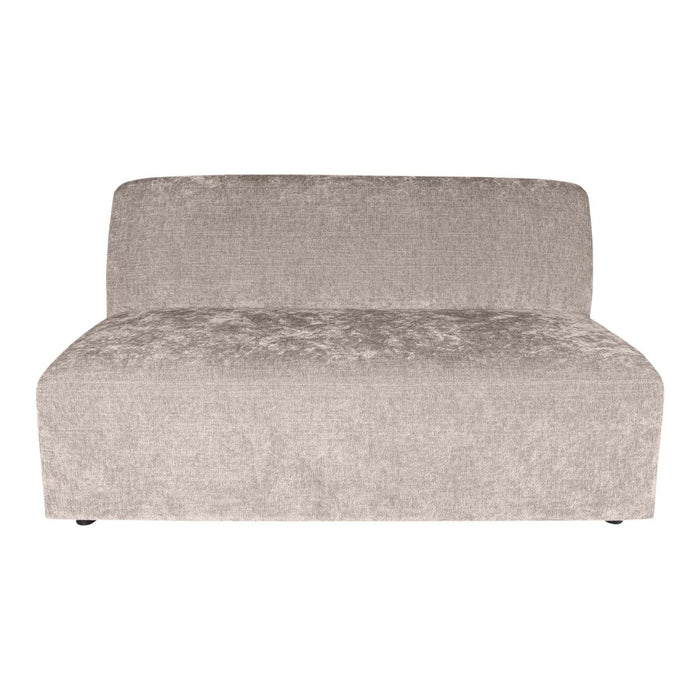 Lujo sofa white 9852 fiore fabric 2 seater element