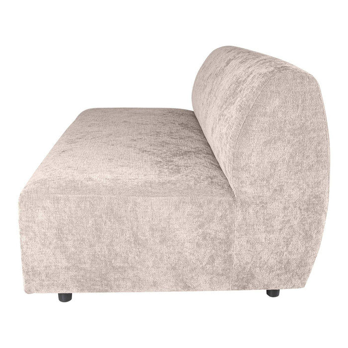 Lujo sofa white 9852 fiore fabric 2 seater element