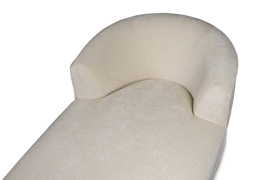 Grasa Wit fiore stof lange bank fauteuil