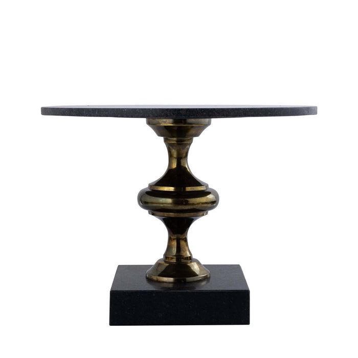 Alano Zwart Marmeren salontafel alu gouden tafelpoot