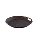 Semin Copper alu rond rustiek dienblad golvende rand S