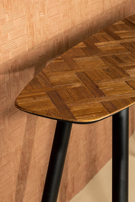 Tyano Natural gerecycled teakhouten bijzettafel