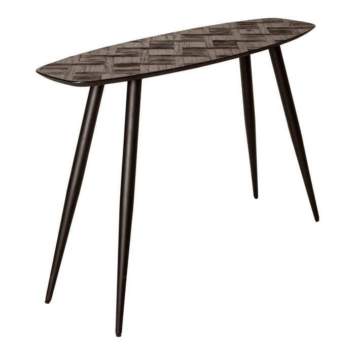 Tyano Black gerecycled teakhouten bijzettafel