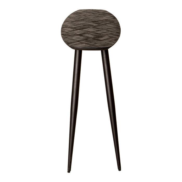 Tyano Black gerecycled teakhouten bijzettafel