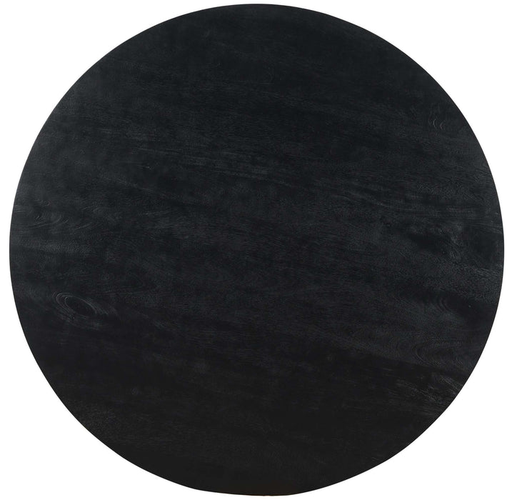 Xelle zwarte ronde salontafel 150 cm