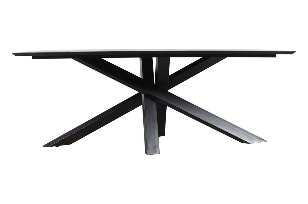 Alore Eettafel Zwart Rechthoek